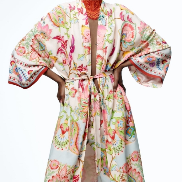 Zara Multicolor Maxi Dress - Picture 3 of 16